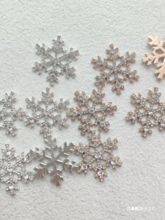 3.5cm�Ͻ�ѩ��Ƭ �ֹ�diy�}�Q���bl����c�Y��ɫ�yɫI126