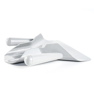 Plastic French fries shovel popcorn shovel nut bean food server shovel plastic food shovel for restaurant