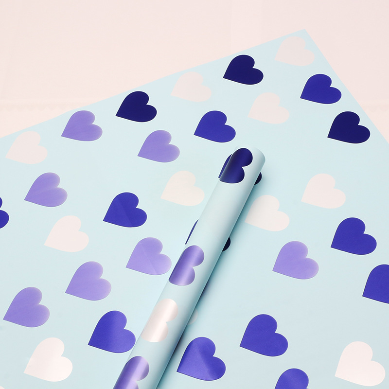 Huaxi Neon Love Papel de embalaje de flores Película perlada impermeable Paquete de regalo Papel de flores Papel Ouya Floristería Material de ramo image 12