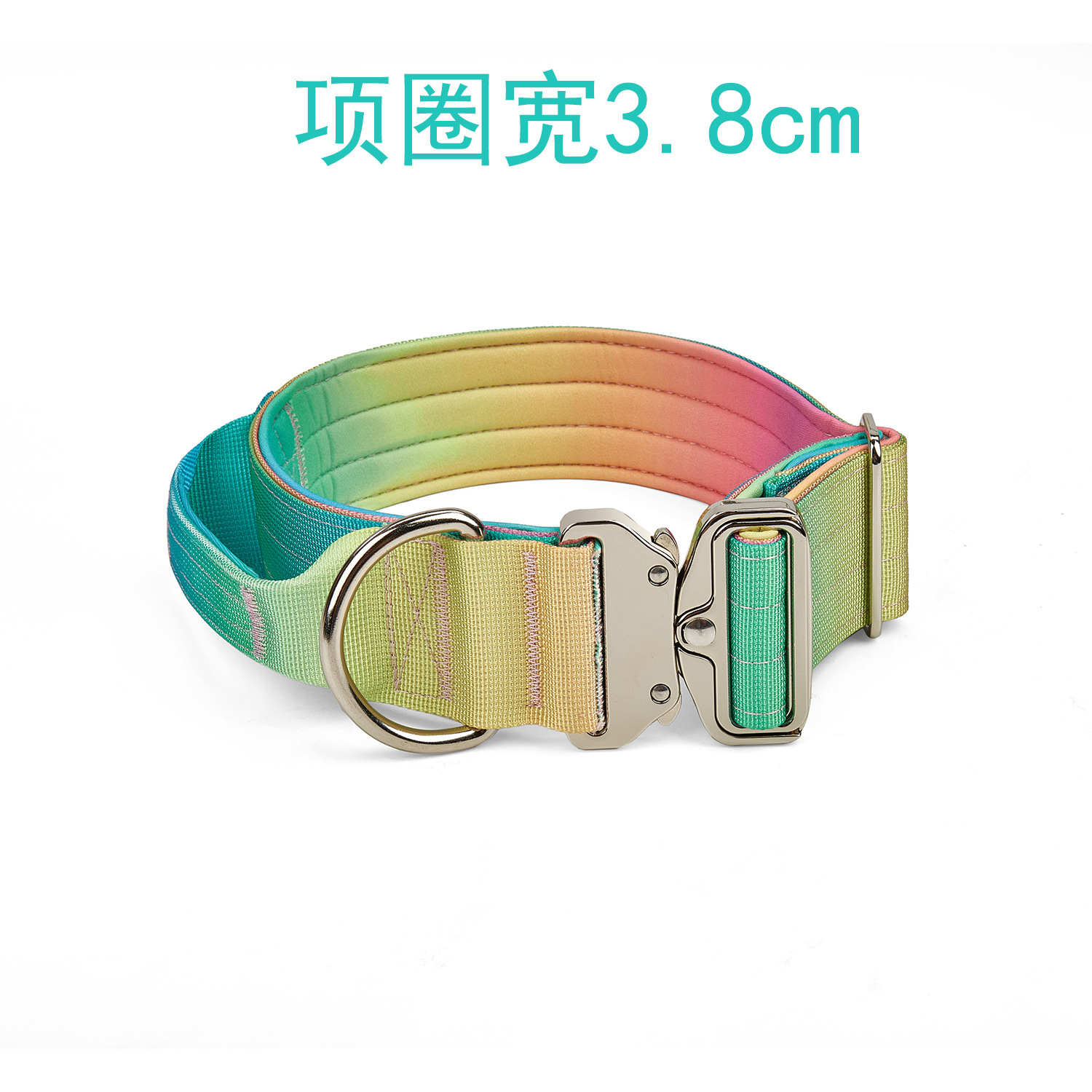 Correa para Perro en Existencia, Collar Táctico, Arnés, Color Degradado, Suministros para Mascotas, Correa de Entrenamiento para Perros Medianos y Grandes, Transfronterizo