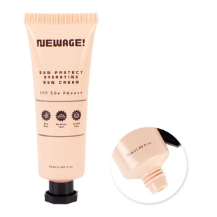 Tube Sunscreen Lotion Hand Cream Skin Care Product Packaging Material Pe Black Octagonal Lid Cosmetic Tube