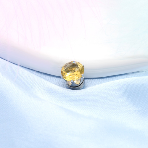 Simple mini versatile colorful super flash zircon ear clip ear bone nail cochlear nail magnetic suction non-pierced ear bone clip ear nail