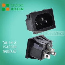 DB-14-2�ԴƷ�Ӳ��^IEC320����C14��ʽ����15A2500W��ʽǶ��ʽ��
