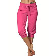 V 32535 High waist drawstring sport pants ���������˶����п�