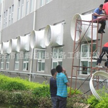 五金厂通风降温 环保空调 负压风机 降温水帘