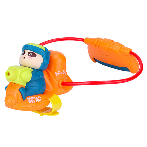 Children's wrist-type water gun toy mini Panda push-type water gun four-dimensional creative water gun toy