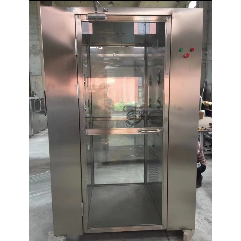 风淋室不锈钢单双吹工厂用风淋人货淋房室通道无尘车间自动风淋门