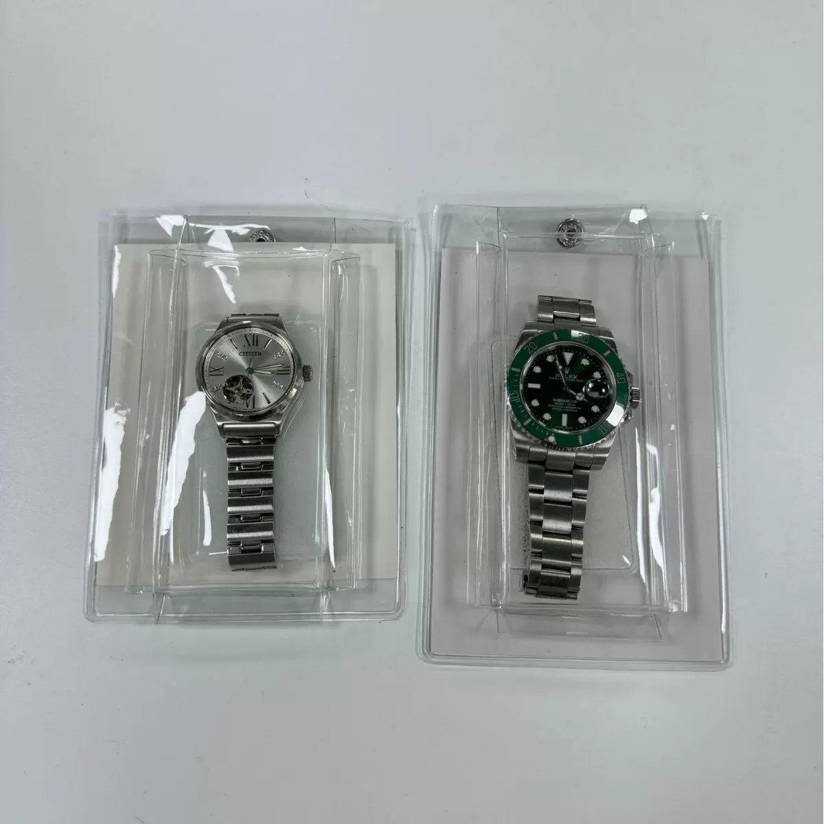 首饰收纳手表袋透明色塑料PVC包装机械表套纽扣日本手表胶袋批发