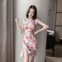 修身气质改良少女连衣裙