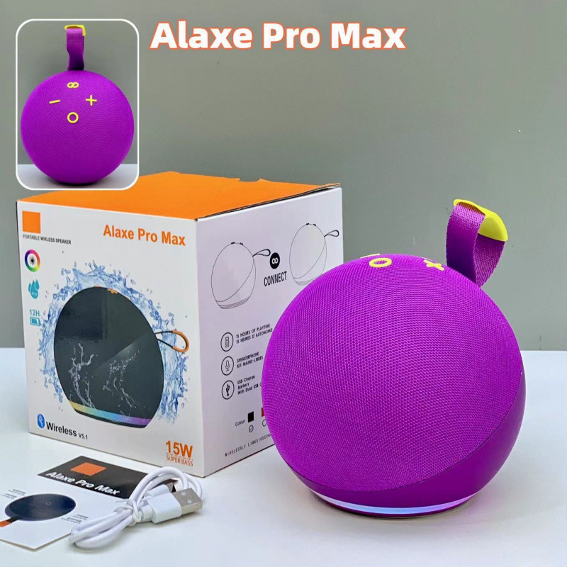 跨境新款Alaxe Pro无线蓝牙音箱手提布艺插卡迷你重低音炮音响|undefined