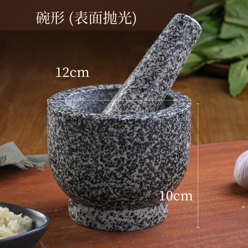Molinillo de ajo, mortero de piedra natural, molinillo, machacador de piedra, mortero de ajo, pelador de ajo, gadget de cocina, prensa de ajo