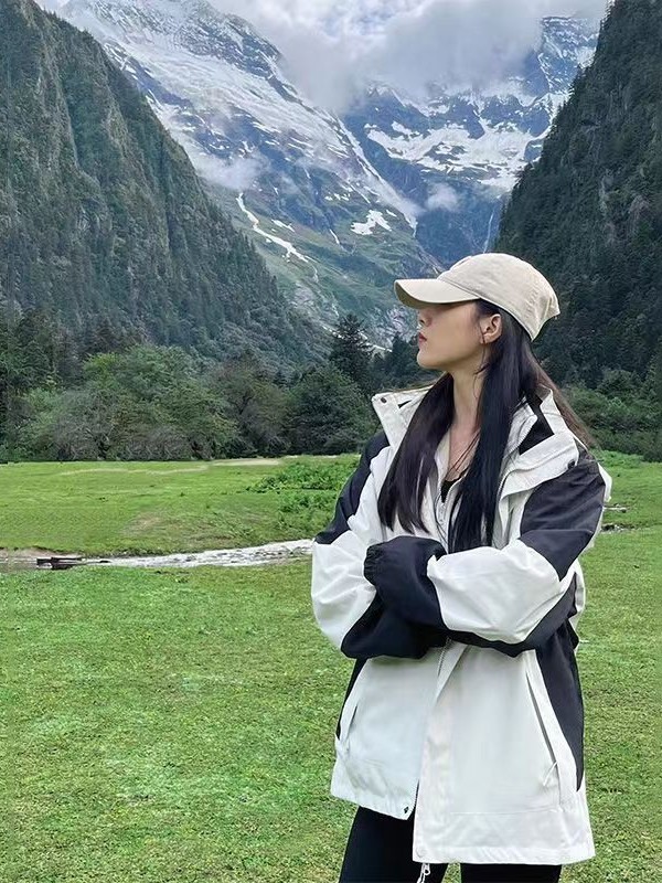 户外冲锋衣三合一女防风防泼水情侣款单层薄款登山服外套男款批发|undefined