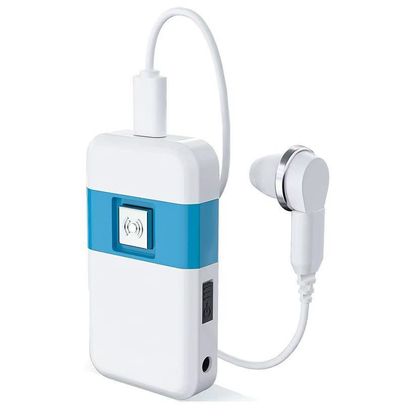 audífono de caja de comercio exterior transfronterizo para personas mayores de alta potencia sordera grave recargable auriculares cable amplificador de sonido image 6