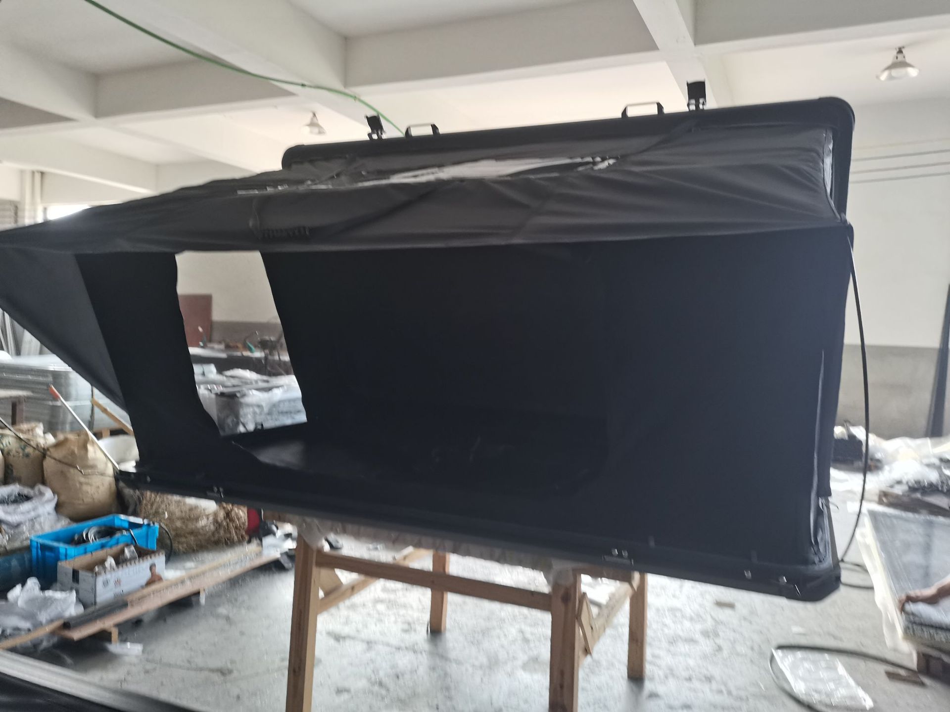 New aluminum alloy hard roof tent side opening free construction quick opening automatic large space car tent waterproof
