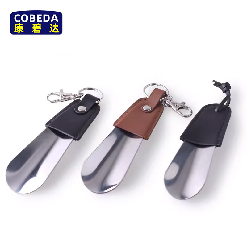 Sacapuntas de Acero Inoxidable en Existencia, Llavero Sacapuntas, Sacapuntas para Zapatos de Cuero, Personalizable con Logotipo, Práctico Elevador de Zapatos