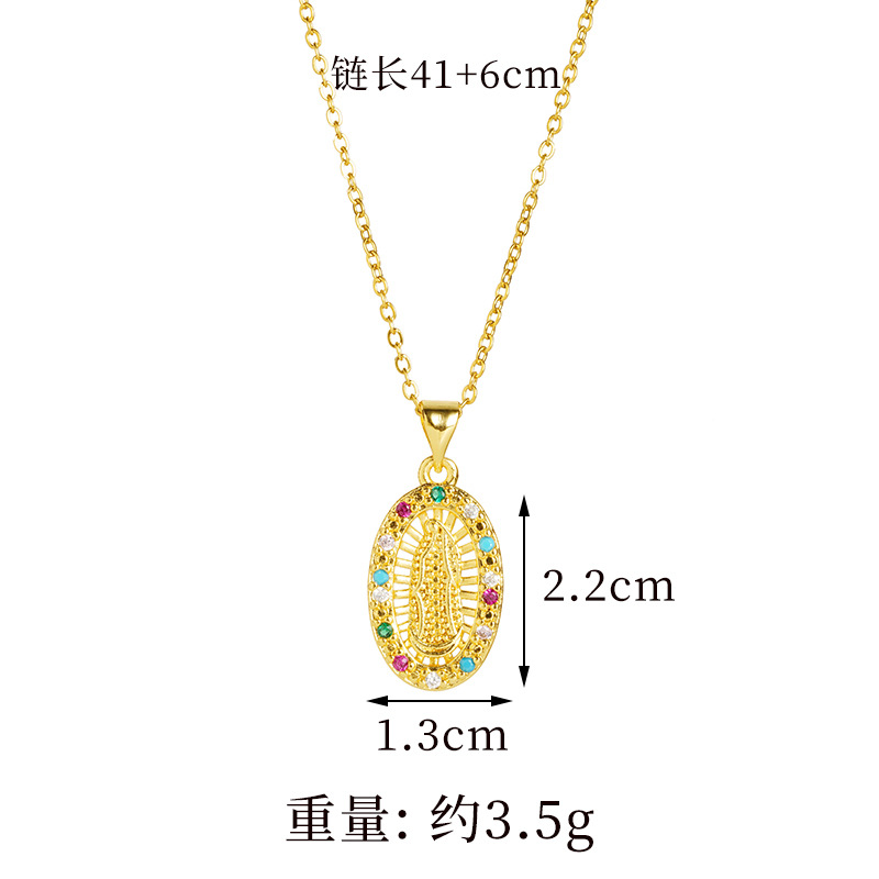 El nicho de Shajin de Vietnam creó el collar de la Virgen con incrustaciones de colores al estilo de la corte