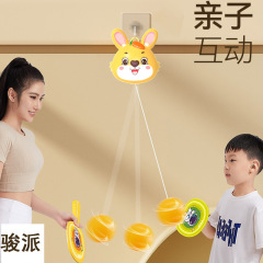 卓球子供室内新型かわいいウサギ卓球訓練器家庭用吊り式親子手眼協