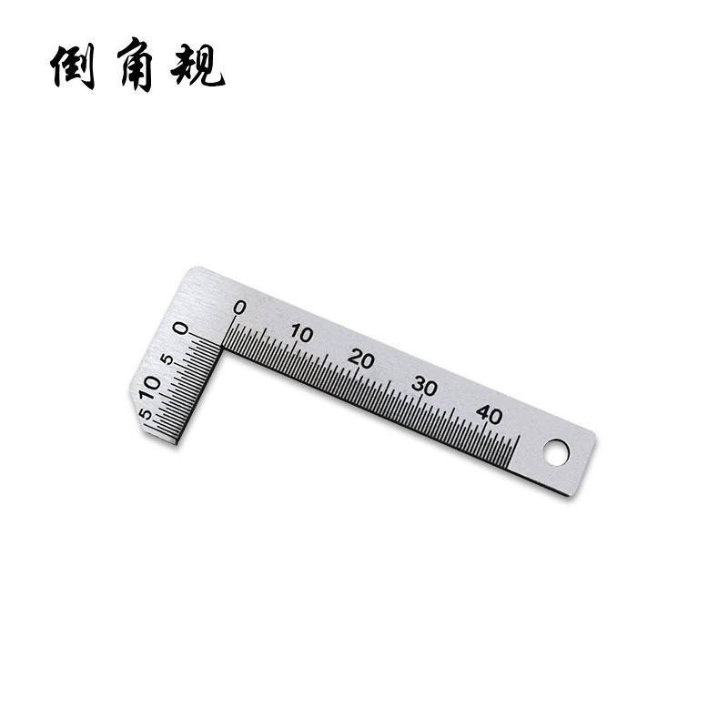 Измерение внутреннего и внешнего снятия фаски под прямым углом Штангенциркуль для снятия фаски Датчик угла снятия фаски