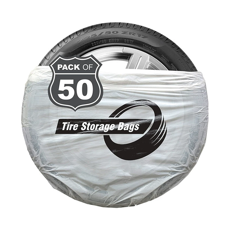Универсальный одноразовый пластиковый мешок для хранения шин от производителя, водонепроницаемый рулон из ПЭ пластика