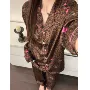 印花外穿大码新款睡衣