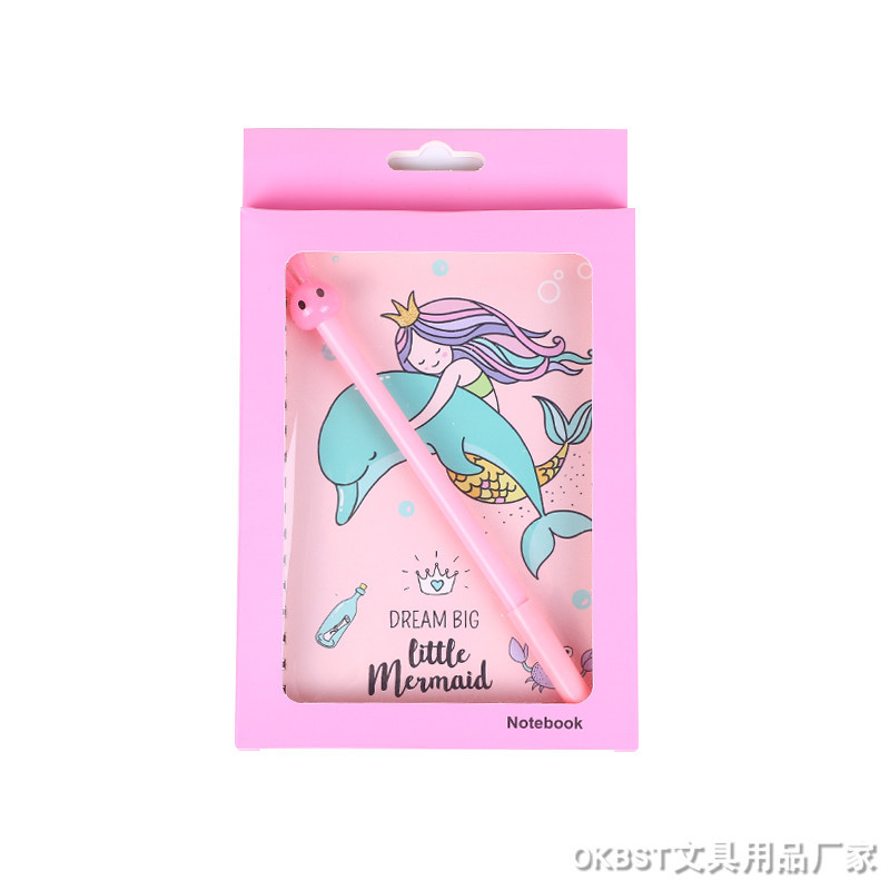 Estilo coreano espacio astronauta estudiante cuaderno de dibujos animados traje de Kindergarten portátil caja de regalo Premio