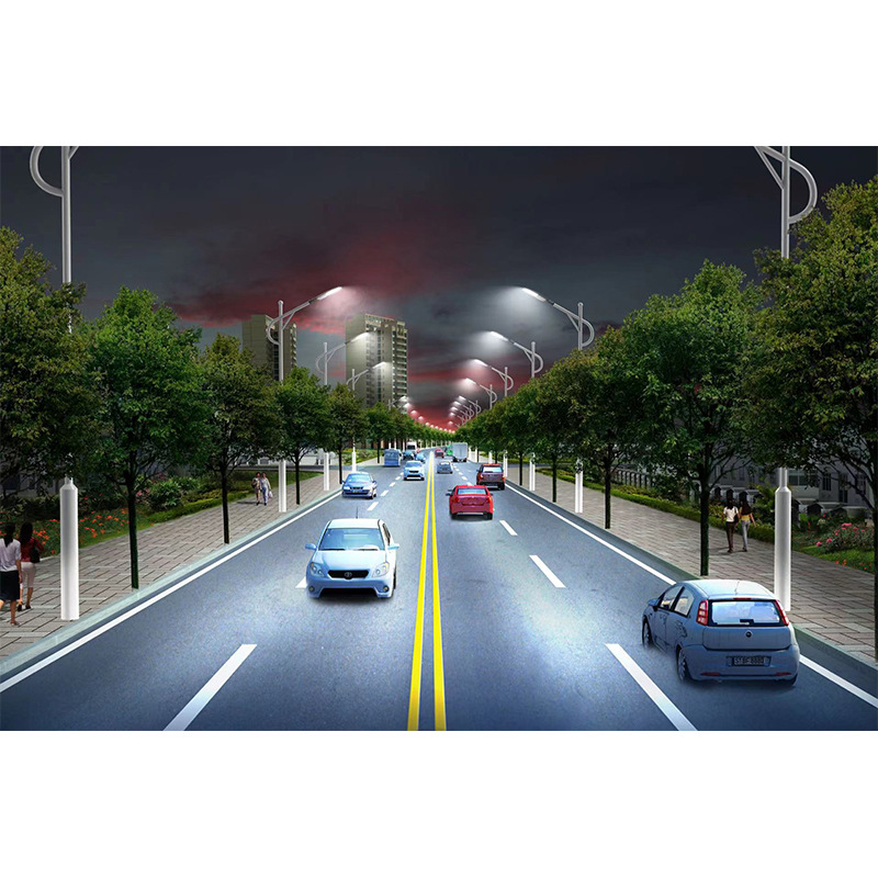 Transfronterizo nuevo proyecto de electricidad municipal lámpara de calle comunidad carretera lámpara exterior poste de cable brazo de elevación lámpara de calle led superbrillante