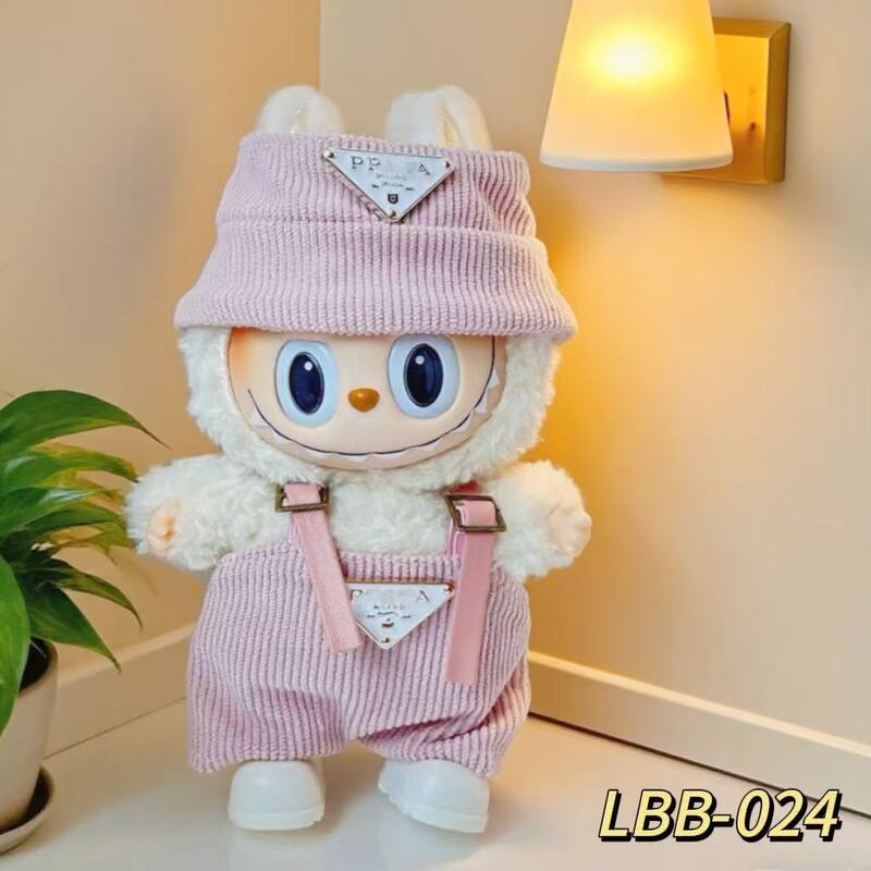 一二三代拉布布服装衣服套装搪胶玩偶labubu潮流娃衣装饰配件大牌|undefined