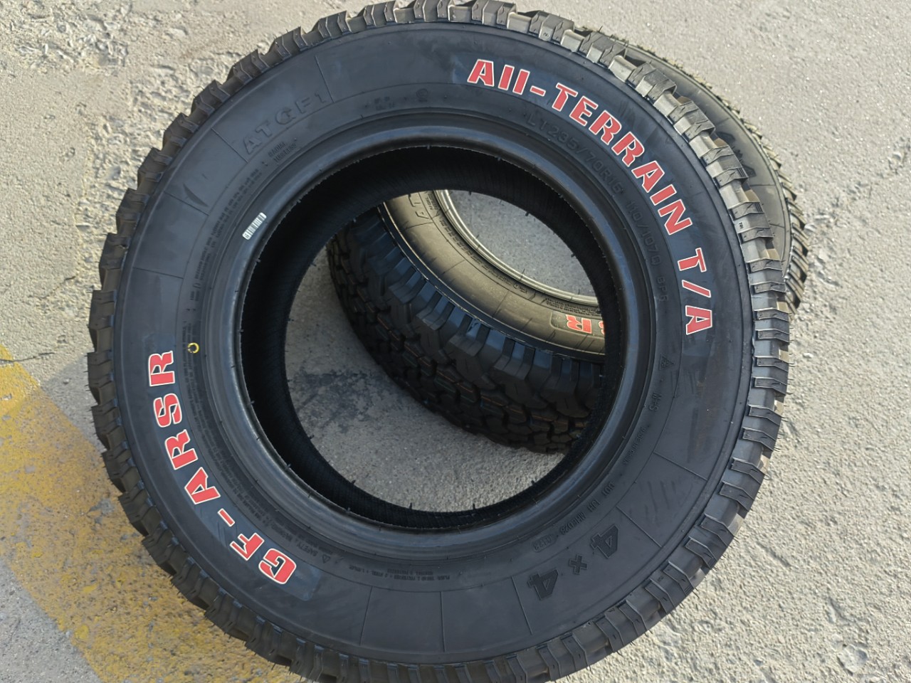 Bailuchi pattern tire 235/70R16LT 8-layer off-road AT all terrain thickened Haver H5 Fengjun pickup truck