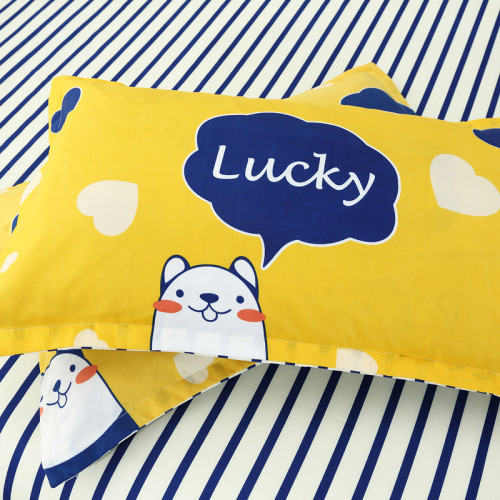 Manufacturer aloe vera cotton pillowcase pillow pair cartoon printed modern simple pillow core household pillow core wholesale
