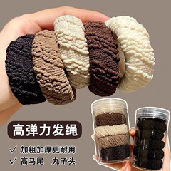 新しい太くて厚いカラーの高弾力の髪のひものツイルのツイルは丈夫です。