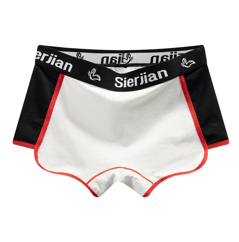 Women’s Four‑Corner Sports Underwear (Sierjian) 95% Cotton, Flat‑Angle Boxer Briefs, M–XL