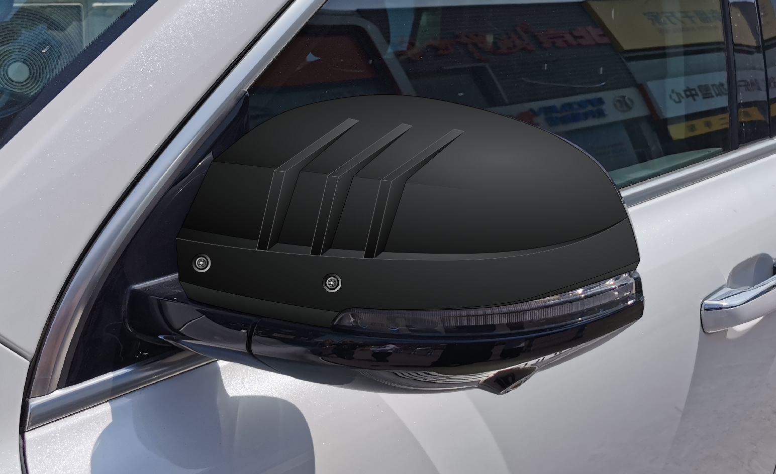 Suitable for 23-25 Tank 500 Hi4-T Rearview Mirror Cover, Fuel Tank Cover Sticker, Door Handle, Exterior Blackening Modification