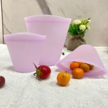 现货厨房家用食品水果硅胶可食用袋冰箱收纳硅胶保鲜袋密封保鲜袋