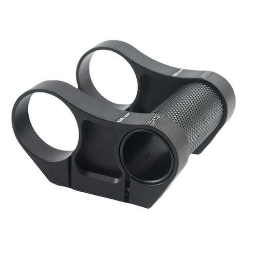 Kuailu CNC Weight Reduction Double Handlebar 7075 T6 Aluminum Folding Bike T-Type Head Tube 25.4 to 31.8 Adapter