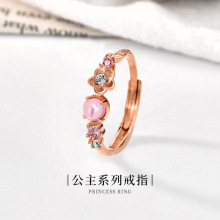 ����Ʒs925���y��ָŮins�L�n���r���_��ָ�h���Y��Ů�����l