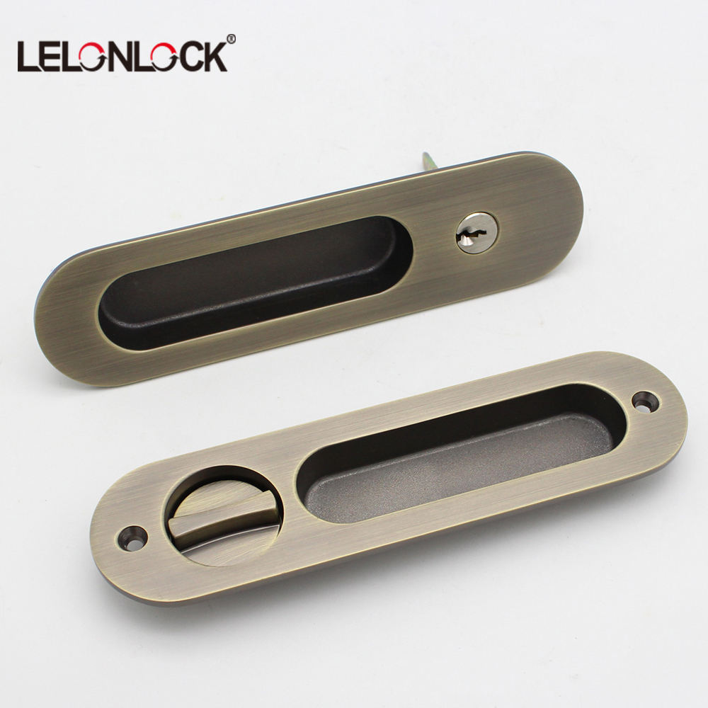 Cerradura de puerta deslizante de aleación de zinc personalizada gancho de puerta deslizante invisible incrustado oculto cerradura de puerta deslizante interior del baño del hotel