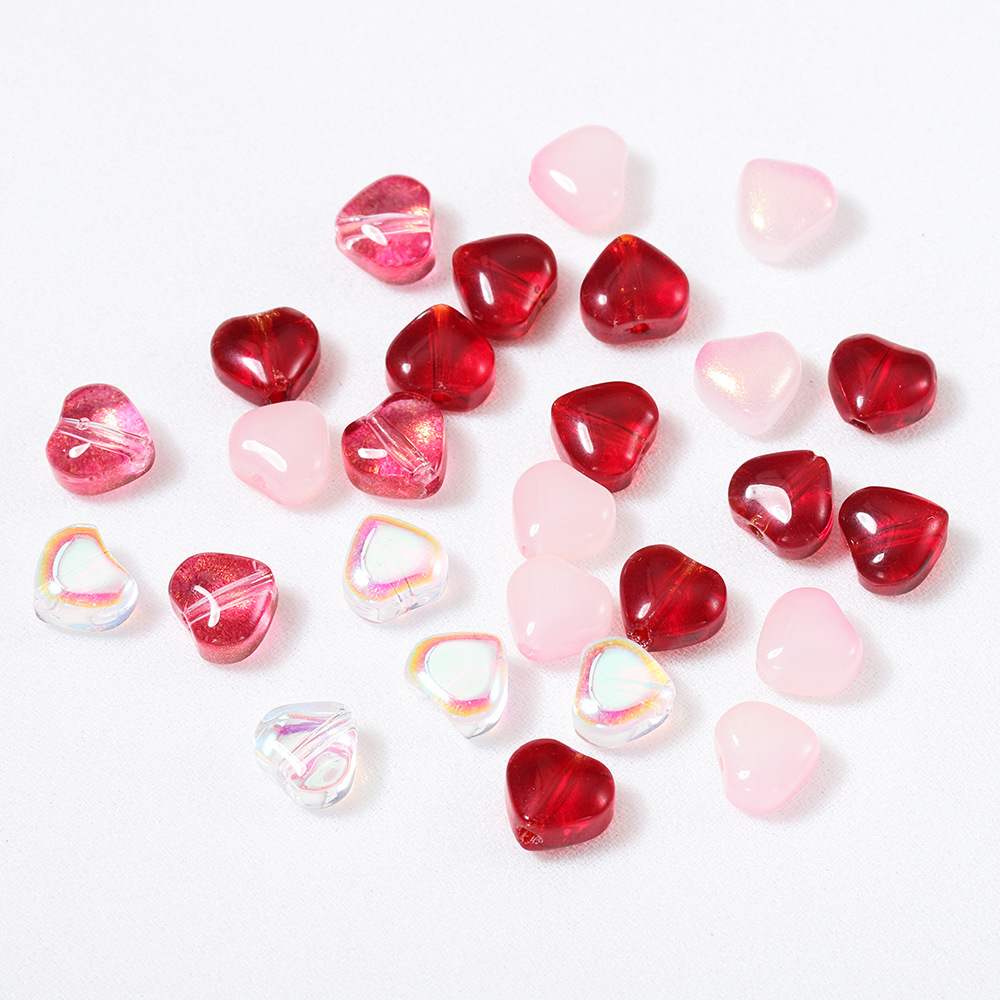 6g Weight Beads Jewelry Making Type Diameter 6 mm Jewelry Making Size DIY Jewelry Accessories Classification Hole 1~1.9mm Hole Size 20 PCS/Package Quantity Glass, glass Material Heart Shape Pattern Sweet Style 20 PCS/Package Diameter 6 Mm Hole 1~1.9mm Glass Glass Heart Shape DIY Jewelry Accessories Beads 5