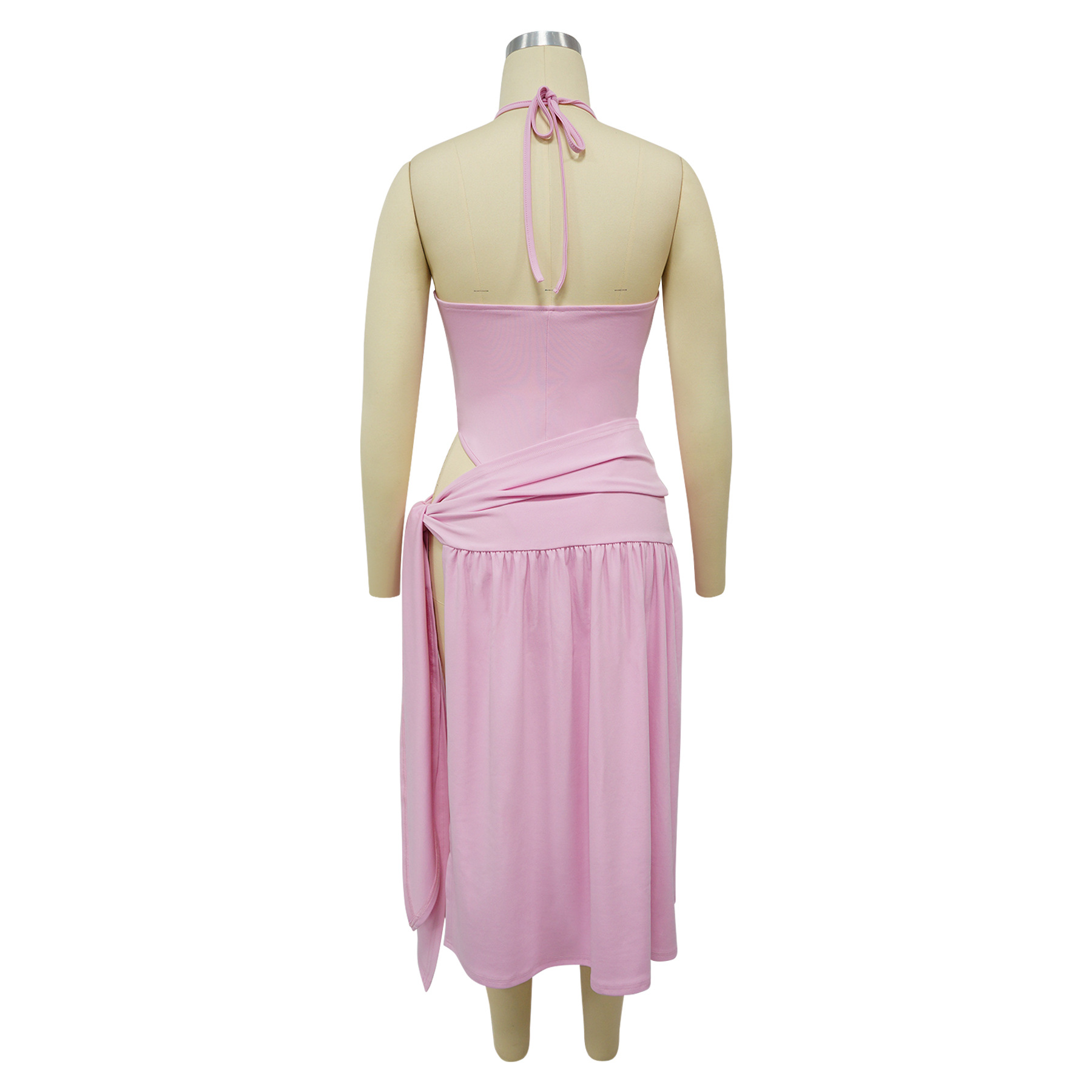 284g Weight Sleeveless Sleeve Length Polyester Fabric Type Skirt Co-ord Set Sets Type 2 Pieces Set Quantity Holiday, Street Occasion Strap Neckline Slim Fit Type Solid Color Pattern Summer Season Women's Gender Streetwear Style Holiday Street Women's Streetwear Solid Color Polyester Skirt Co-ord Set Skirt Sets 3