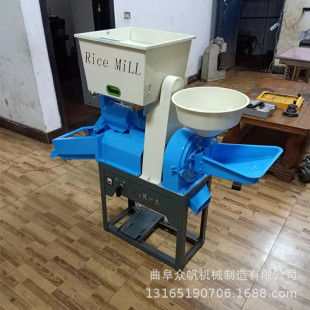 商用新型组合碾米机家用小型剥谷机多功能全自动精米机现货-阿里巴巴
