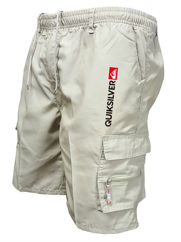 Cross-border moda multi-Bolsillo ropa de trabajo pantalones cortos de los hombres casual quinto pantalones de comercio exterior Amazon Venta caliente guardapolvos