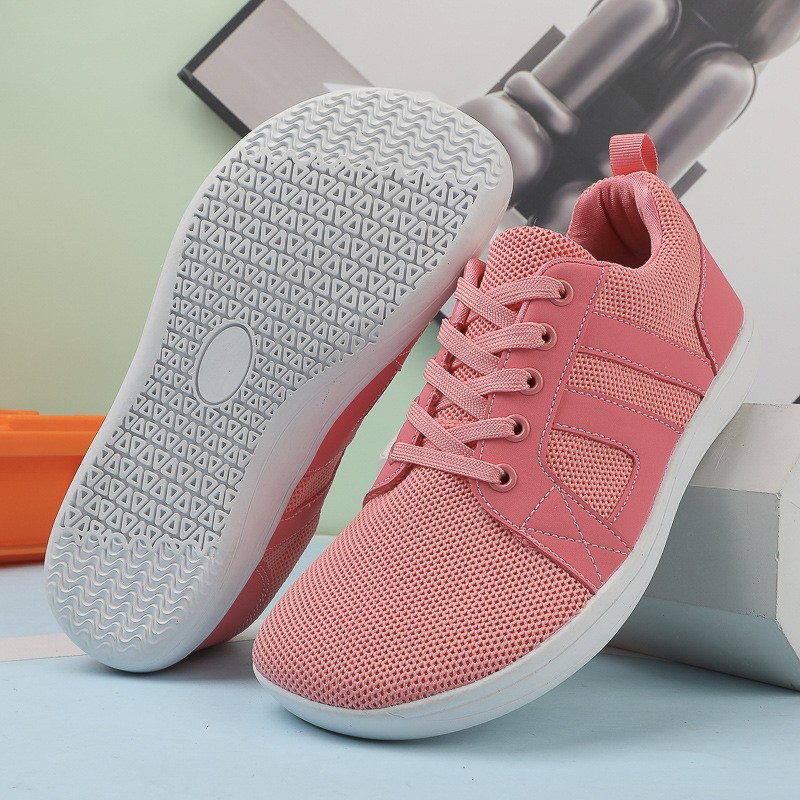 Nuevos zapatos casuales transfronterizos de cabeza ancha descalza con suela suave antideslizante zapatos deportivos transpirables para caminar zapatos de ejercicio para correr en bicicleta