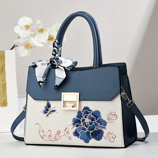 (Cross-border trading), universal high quality shoulder bag, one-shoulder bag, with embroidery