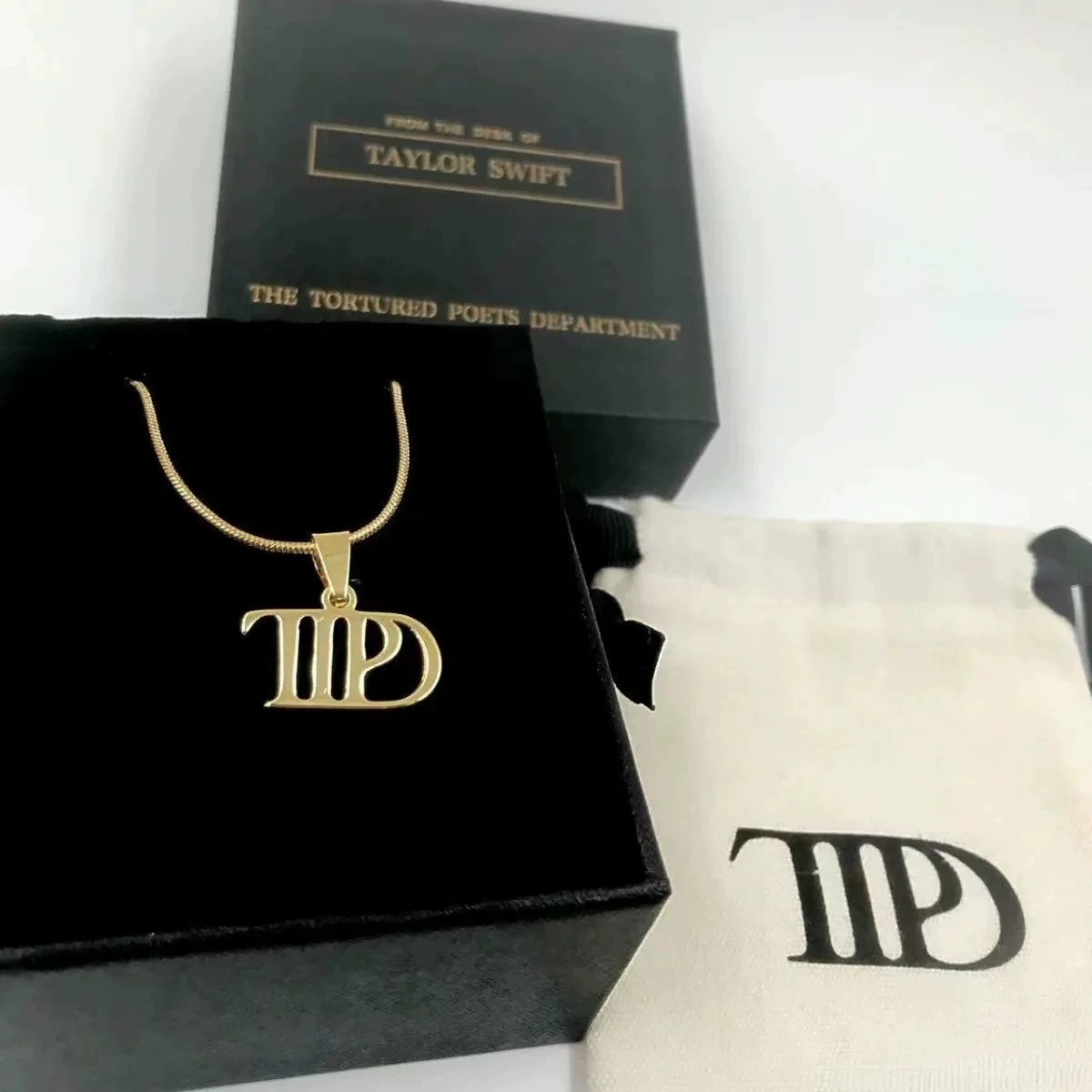 Набор браслет и ожерелье Taylor Swift TTPD, премиальный подвес, несколько размеров