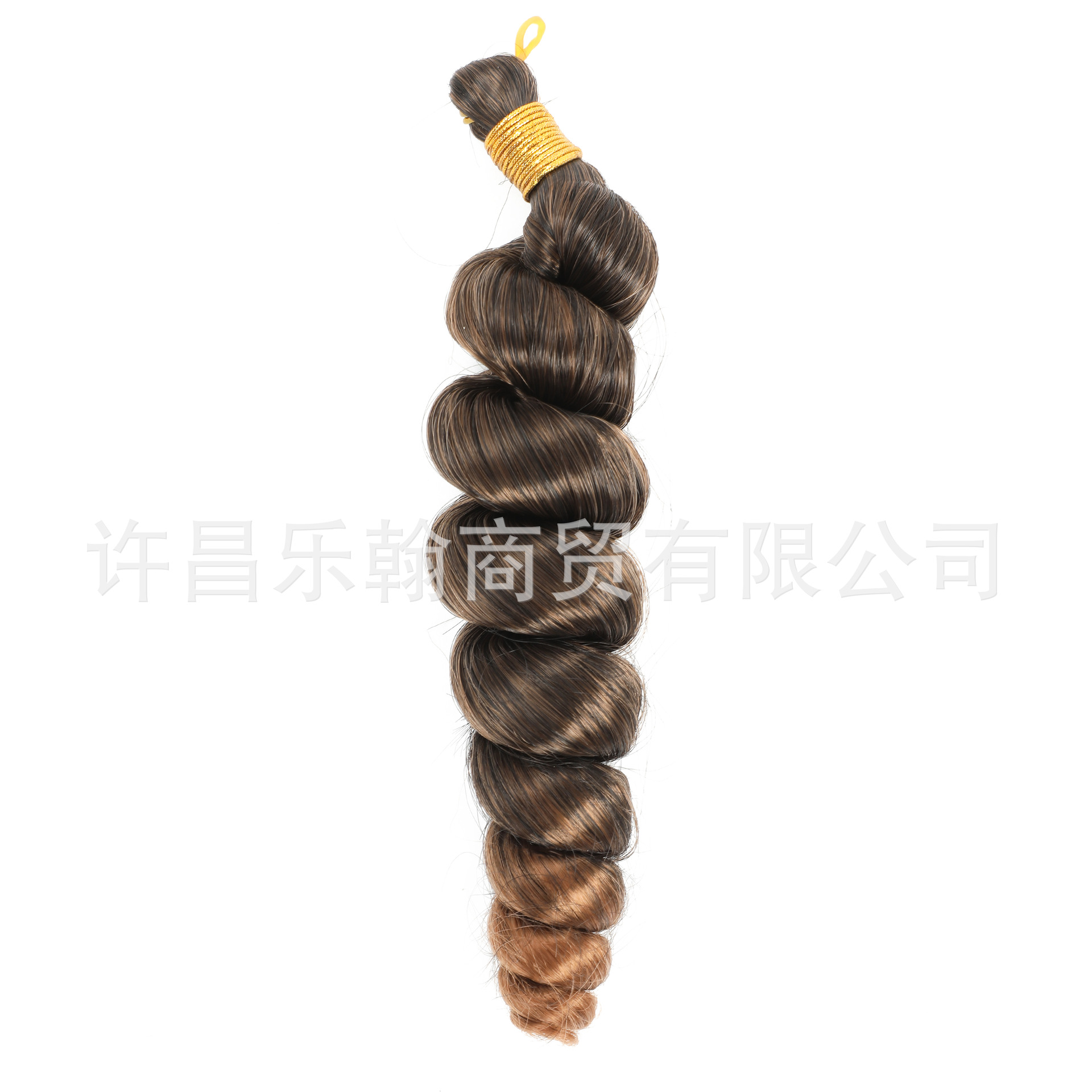 Comercio exterior africano nuevo crochet pelo fibra química francés volumen suelta onda crochet pelo tejido peluca