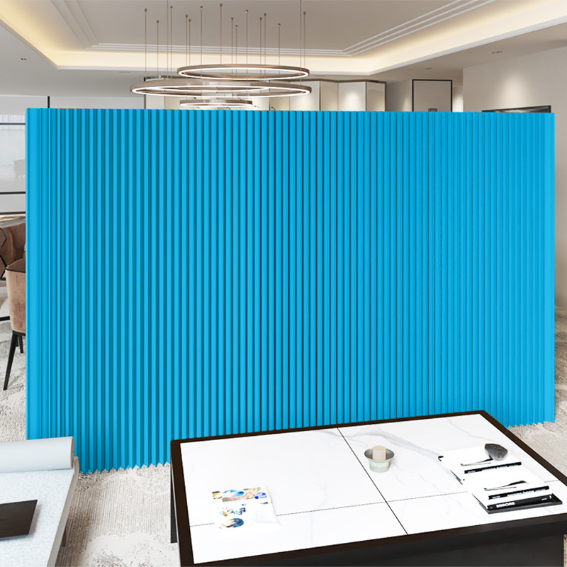 New Paper Screen Partition Living Room Office Entrance Foldable Mobile Partition Live Broadcast Room Background Fake Wall