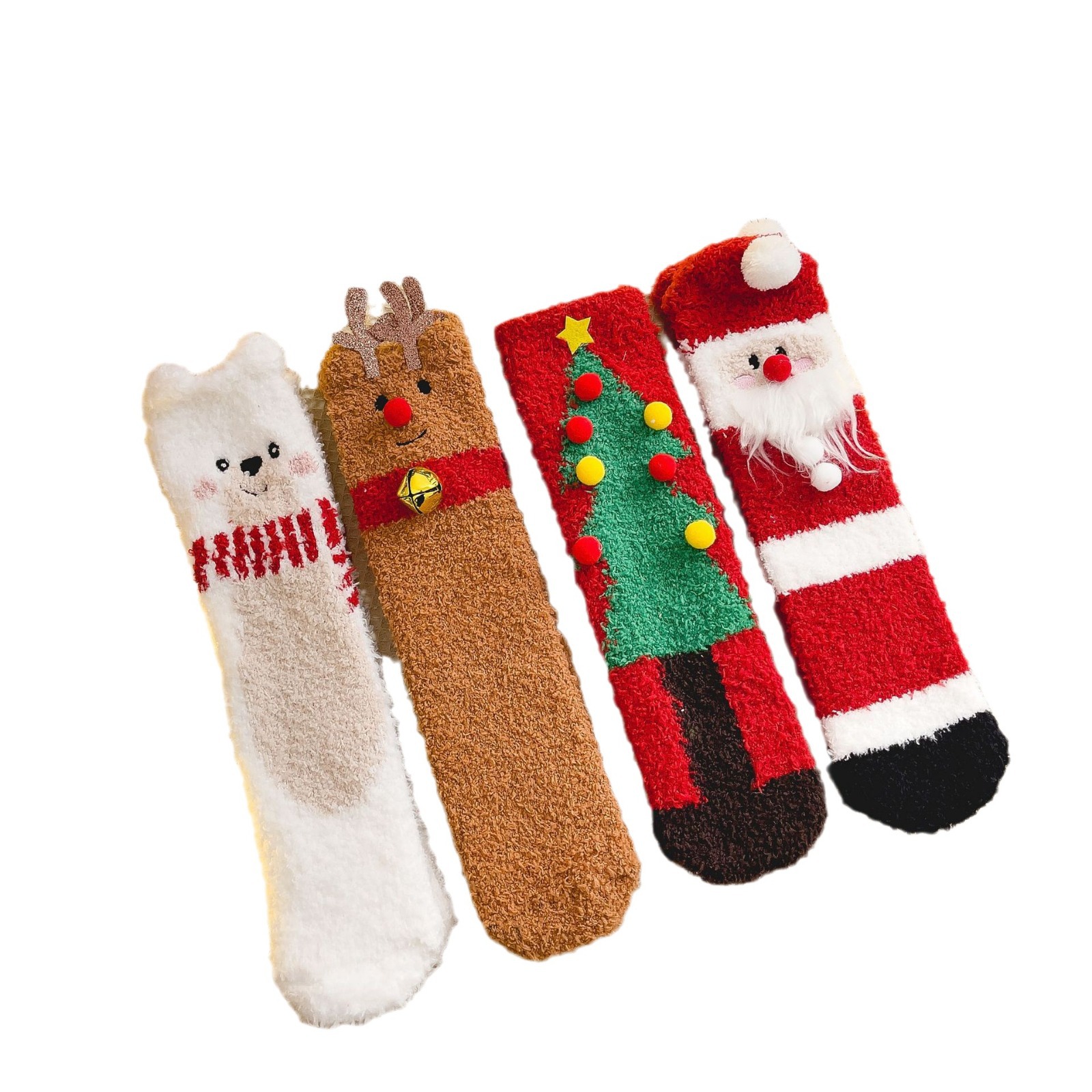 Calcetines Navidad Coral - Invierno Abrigados image 5