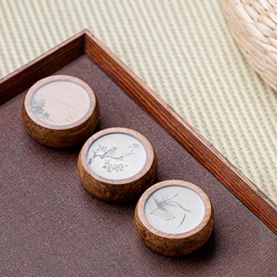 Lid tea cup lid bowl lid holder tea pot holder purple sand pot lid holder tea cup holder tea ceremony zero with pot lid holder