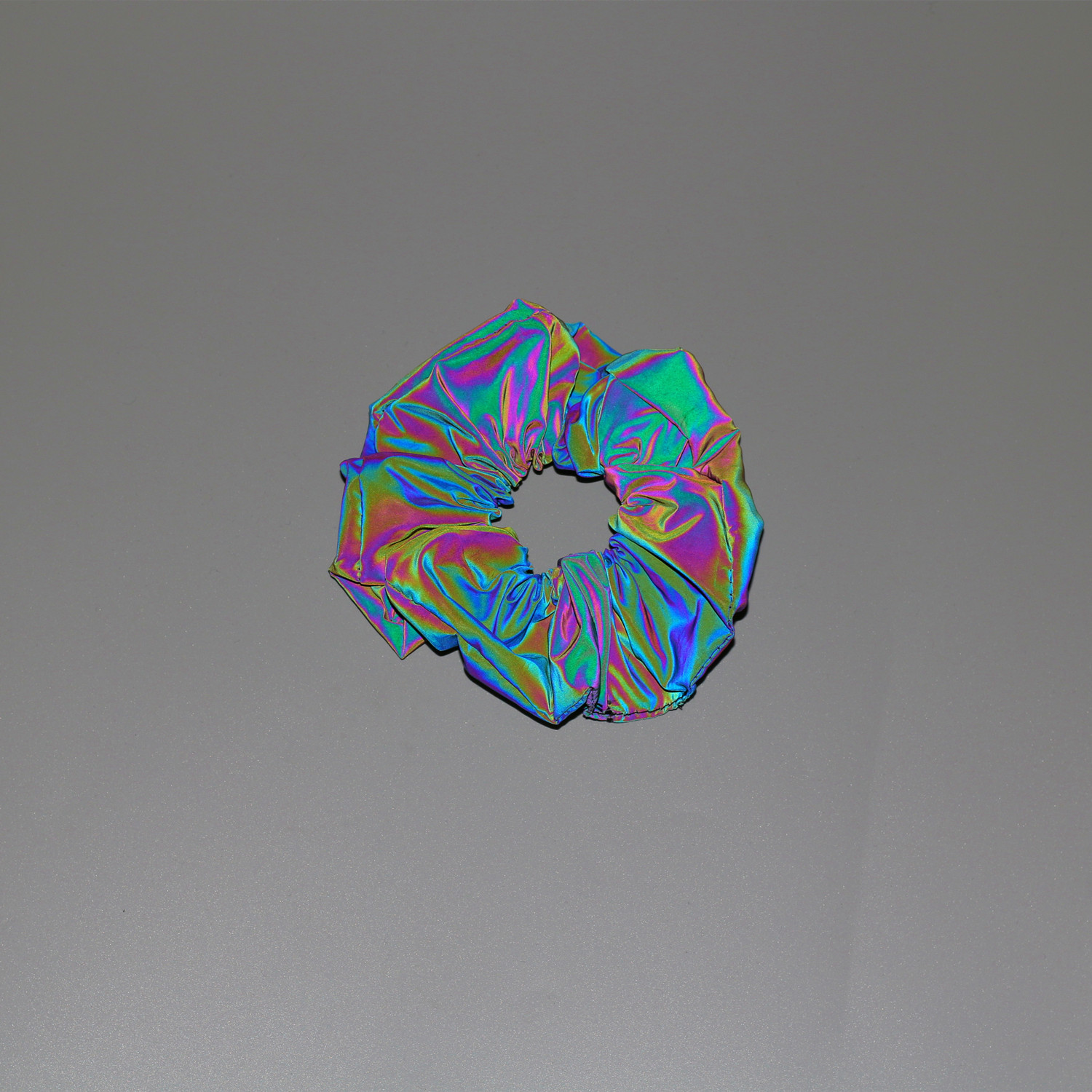 Nuovo elastico per capelli colorato da donna, accessorio di alta gamma per la corsa notturna e le serate in discoteca, versatile e riflettente._voghion.com