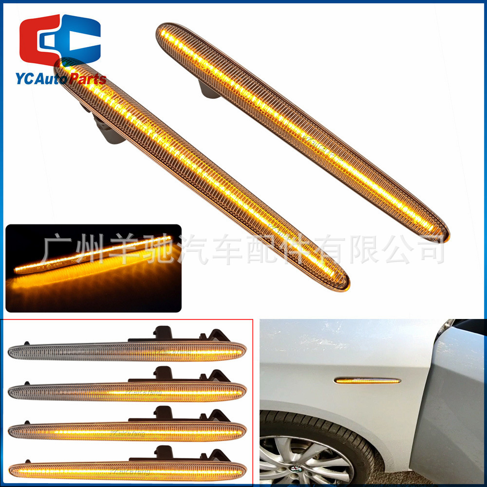 Aplicable a alfa Alfa Romeo Giulietta guardabarros luz LED agua corriente ala lateral dirección luz lateral