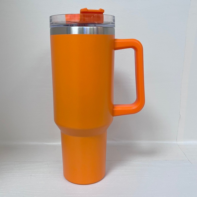 Amazon nuevo 40oz mango helado ventosa 304 taza de coche aislamiento cerveza fría cola taza de agua del coche